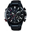 Casio Casio Edifice EQB-501DC-1A EQB EQB-501DC-1A кварцевые мужские часы черный циферблат, браслет сталь с ip покрытием — вид спереди