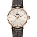 Rado Rado Coupole Classic Automatic R22865115 Classic R22865115 механические женские часы шампань циферблат, браслет кожаный — вид спереди