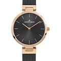Jacques Lemans Jacques Lemans Classic 1-2110J  1-2110J кварцевые женские часы  серый циферблат, браслет сталь с ip покрытием — вид спереди