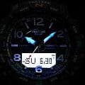 Casio Casio Pro Trek PRT-B50-1DR (PRT-B50-1) кварцевые мужские часы часы крупный план черный циферблата