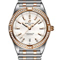 Breitling Breitling Chronomat 32 U77310591A2U1  U77310591A2U1 кварцевые женские часы белый циферблат, браслет нержавеющая сталь + золото 18к — вид спереди