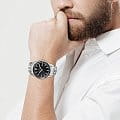 Jacques Lemans Jacques Lemans Liverpool 1-2075D мужские часы черный циферблат на запястье