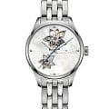 Hamilton Hamilton Jazzmaster Open Heart Auto H32115192  H32115192 механические женские часы  перламутровый циферблат, браслет нержавеющая сталь — вид спереди