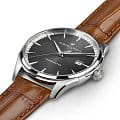 Hamilton Hamilton Jazzmaster Gent Quartz H32451581, jazzmaster швейцария мужские часы на браслете кожаный боковой вид