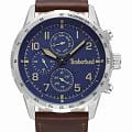 Timberland Timberland TDWGF0055401  TDWGF0055401 кварцевые мужские часы синий циферблат, браслет кожаный — вид спереди
