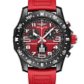 Breitling Breitling  Endurance Pro IRONMAN® X823109A1K1S1  X823109A1K1S1 кварцевые мужские часы красный циферблат, браслет каучук — вид спереди