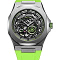 D1 Milano D1 Milano Skeleton SKRJ15  SKRJ15 механические мужские часы  черный циферблат, браслет каучук — вид спереди