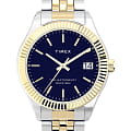 Timex Timex Waterbury Legacy TW2V31600  TW2V31600 кварцевые женские часы синий циферблат, браслет нержавеющая сталь с pvd-покрытием — вид спереди