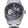 Orient Orient Star RE-AV0132L  RE-AV0132L механические мужские часы серебристый циферблат, браслет нержавеющая сталь — вид спереди