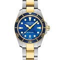 Certina Certina DS Action Lady C048.210.22.131.00  C0482102213100 кварцевые женские часы синий циферблат, браслет нержавеющая сталь с pvd-покрытием — вид спереди