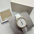 Michael Kors Michael Kors Corey MK2985,  сша женские часы на браслете кожаный боковой вид