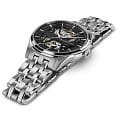 Hamilton Hamilton Jazzmaster Skeleton Auto H42535180, jazzmaster швейцария мужские часы на браслете нержавеющая сталь боковой вид