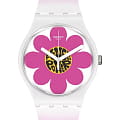 Swatch Swatch New Gent Bioceramic Standard SO32M104  SO32M104 кварцевые женские часы розовый циферблат, браслет биоматериал — вид спереди
