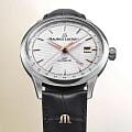 Maurice Lacroix Maurice Lacroix 1975 Automatic Vagues Du Jura GMT 756048-SS001-130-2,  швейцария мужские часы на браслете кожаный боковой вид