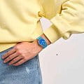 Swatch Swatch Gent Biosourced Standart SO28S101 женские часы голубой циферблат на запястье