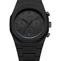 D1 Milano D1 Milano Polychrono PHBJSH  PHBJSH кварцевые мужские часы  черный циферблат, браслет пластик — вид спереди