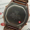 Casio Casio B640WMR-5AEF кварцевые мужские часы часы крупный план розовый циферблата