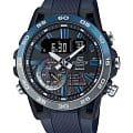 Casio Casio Edifice Sospensione ECB-40NP-1ADF (ECB-40NP-1A) ECB ECB-40NP-1A кварцевые мужские часы синий циферблат, браслет полимер — вид спереди