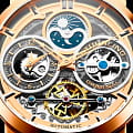 Stuhrling 371B.04 мужские часы застежка крупным планом