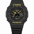 Casio Casio G-Shock GA-B2100CY-1ADR (GA-B2100CY-1A) GA GA-B2100CY-1A электронные мужские часы черный циферблат, браслет полимер — вид спереди