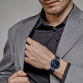 Jacques Lemans Jacques Lemans London 1-2073D мужские часы синий циферблат на запястье