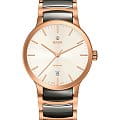 Rado Rado Centrix Automatic R30036022 Automatic R30036022 механические мужские часы серебристый циферблат, браслет сталь + керамические вставки — вид спереди
