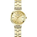 Guess Guess Dress GW0762L2  GW0762L2 кварцевые женские часы золотой циферблат, браслет нержавеющая сталь с ip-покрытием — вид спереди