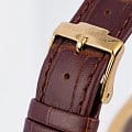 Jacques Lemans Jacques Lemans Automatic 1-2087E механические мужские часы часы, крупный план золотой циферблат