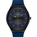 Swatch Swatch Skin Irony SYXB108  SYXB108 кварцевые женские часы  синий циферблат, браслет силикон — вид спереди