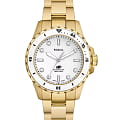 Fossil Fossil Blue Dive ES5350  ES5350 кварцевые женские часы белый циферблат, браслет нержавеющая сталь с ip-покрытием — вид спереди