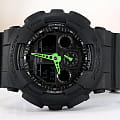 Casio GA-100C-1A3 мужские часы застежка крупным планом