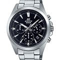 Casio Casio Edifice EFV-630D-1AVUDF (EFV-630D-1A) EFV EFV-630D-1A кварцевые мужские часы черный циферблат, браслет нержавеющая сталь — вид спереди