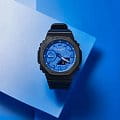 Casio Casio G-Shock GA-2100BP-1A, g-shock япония мужские часы на браслете пластик боковой вид